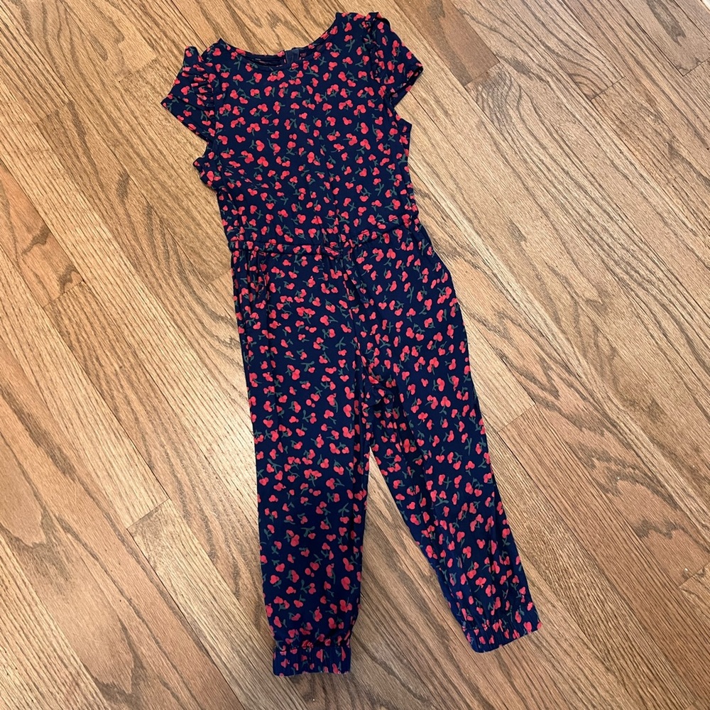 Vineyard Vines cherry jumpsuit 3T